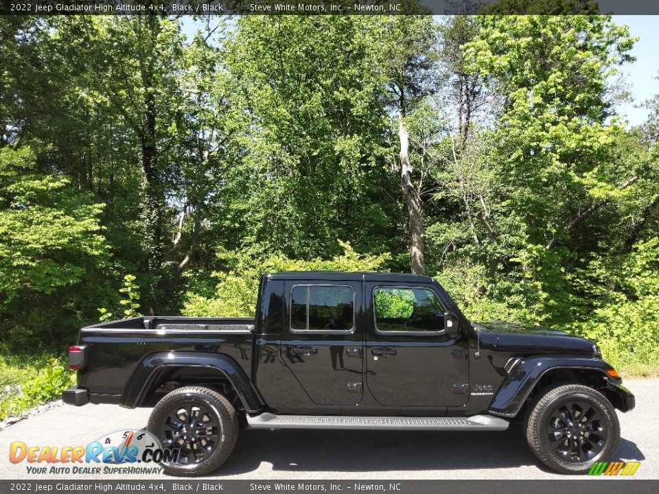 2022 Jeep Gladiator High Altitude 4x4 Black / Black Photo #5