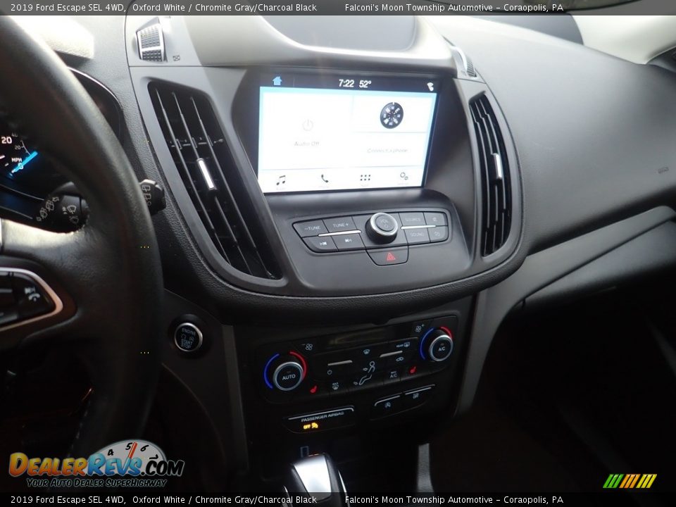 2019 Ford Escape SEL 4WD Oxford White / Chromite Gray/Charcoal Black Photo #26