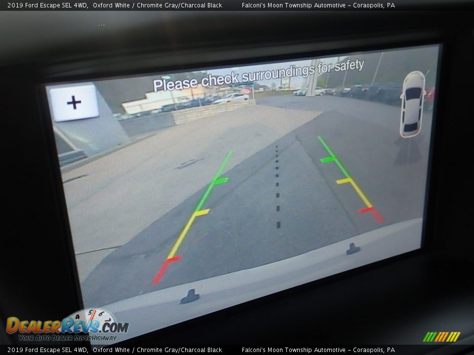 2019 Ford Escape SEL 4WD Oxford White / Chromite Gray/Charcoal Black Photo #29