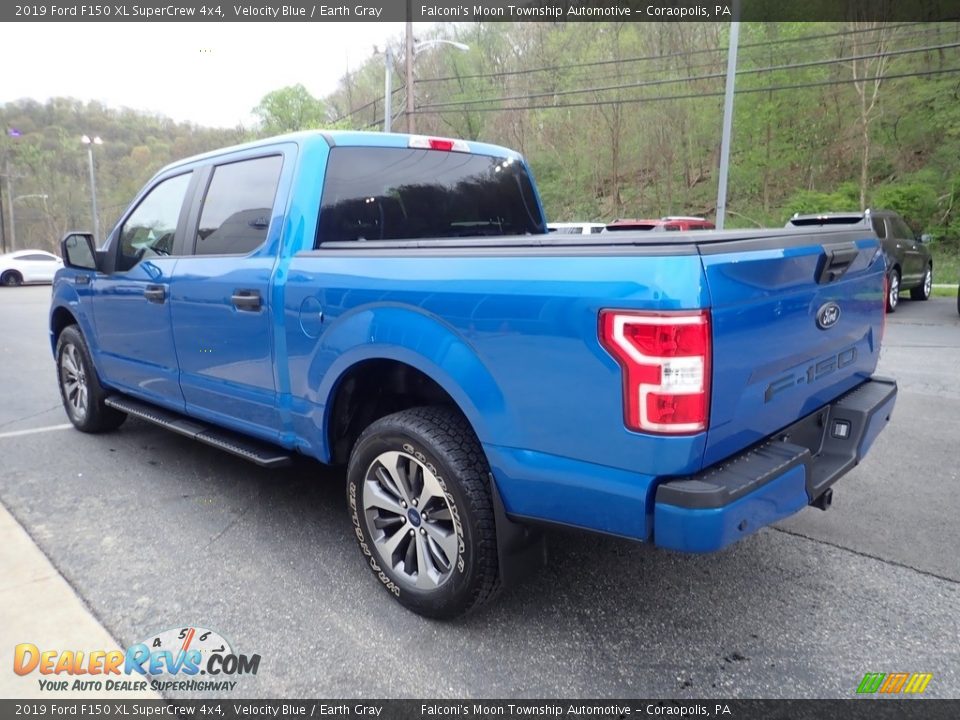 2019 Ford F150 XL SuperCrew 4x4 Velocity Blue / Earth Gray Photo #4