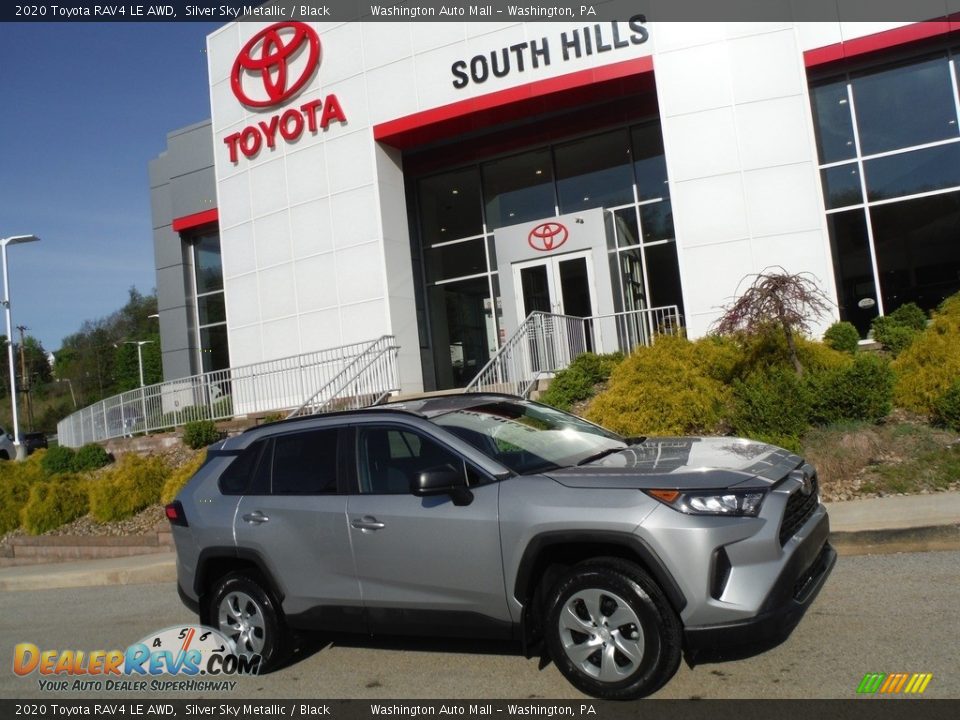 2020 Toyota RAV4 LE AWD Silver Sky Metallic / Black Photo #2