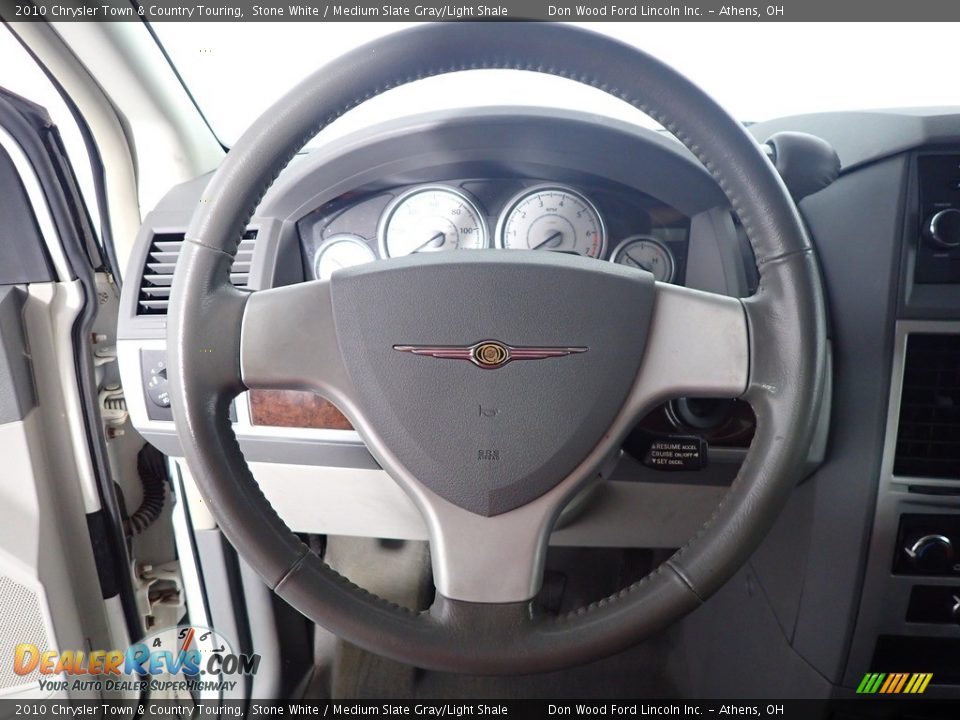 2010 Chrysler Town & Country Touring Stone White / Medium Slate Gray/Light Shale Photo #17