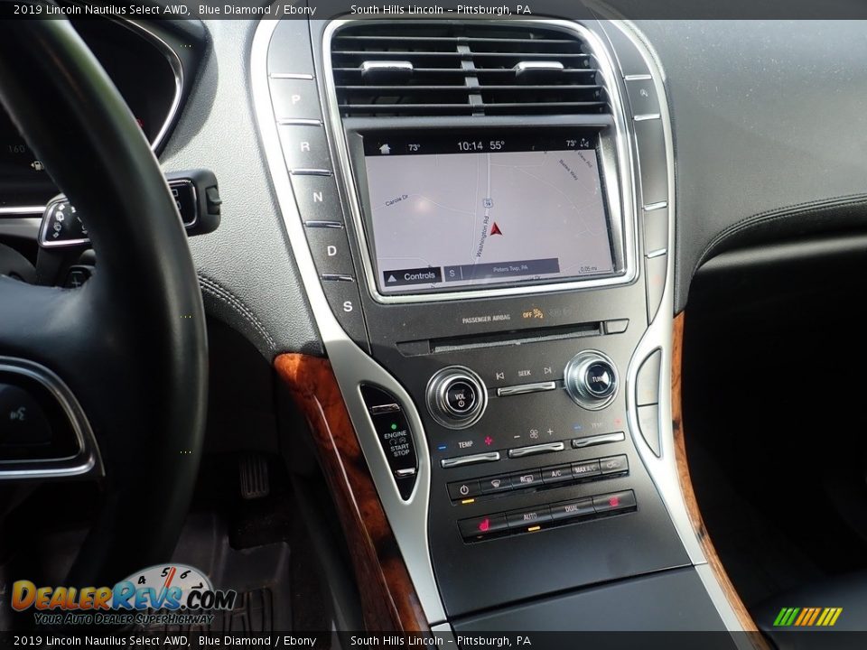 2019 Lincoln Nautilus Select AWD Blue Diamond / Ebony Photo #22