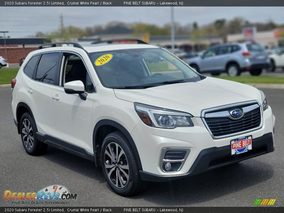 2020 Subaru Forester 2.5i Limited Crystal White Pearl / Black Photo #16
