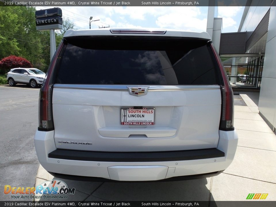 2019 Cadillac Escalade ESV Platinum 4WD Crystal White Tricoat / Jet Black Photo #4