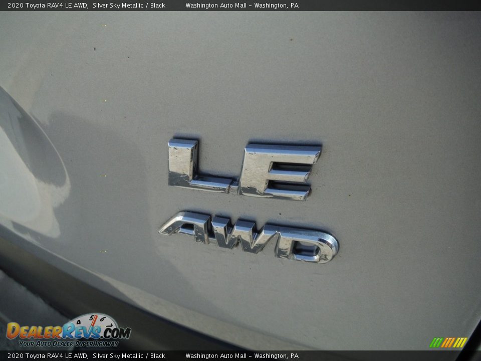 2020 Toyota RAV4 LE AWD Silver Sky Metallic / Black Photo #17