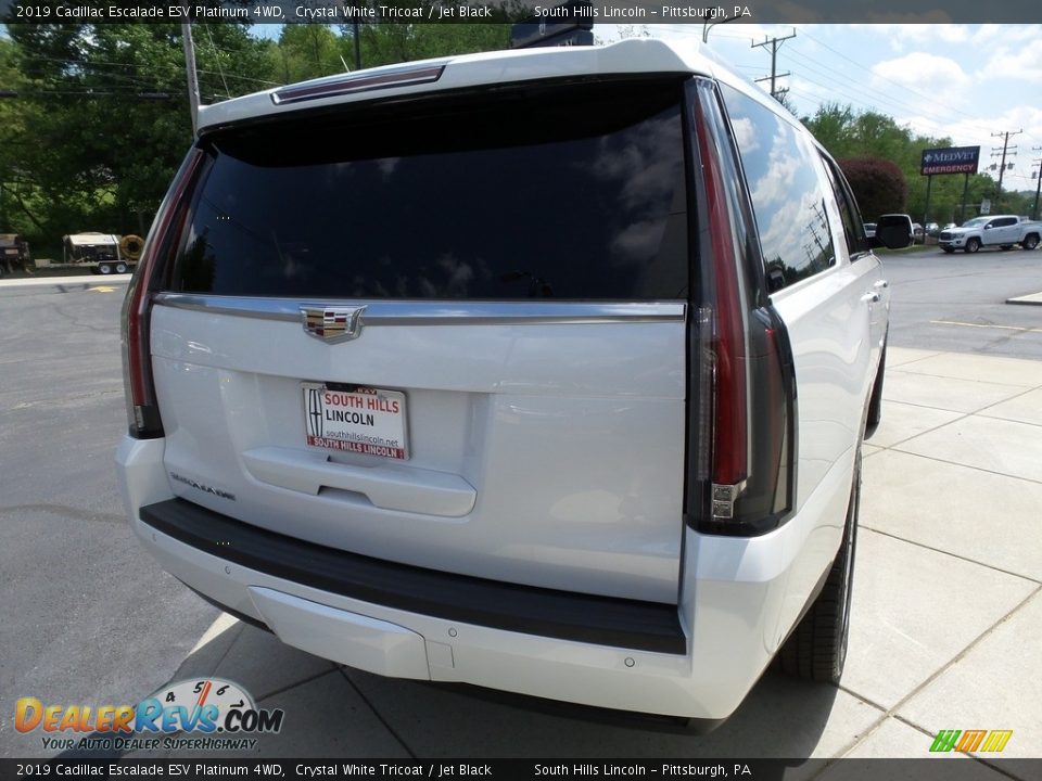 2019 Cadillac Escalade ESV Platinum 4WD Crystal White Tricoat / Jet Black Photo #6