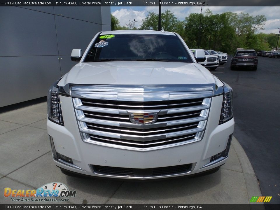 2019 Cadillac Escalade ESV Platinum 4WD Crystal White Tricoat / Jet Black Photo #9