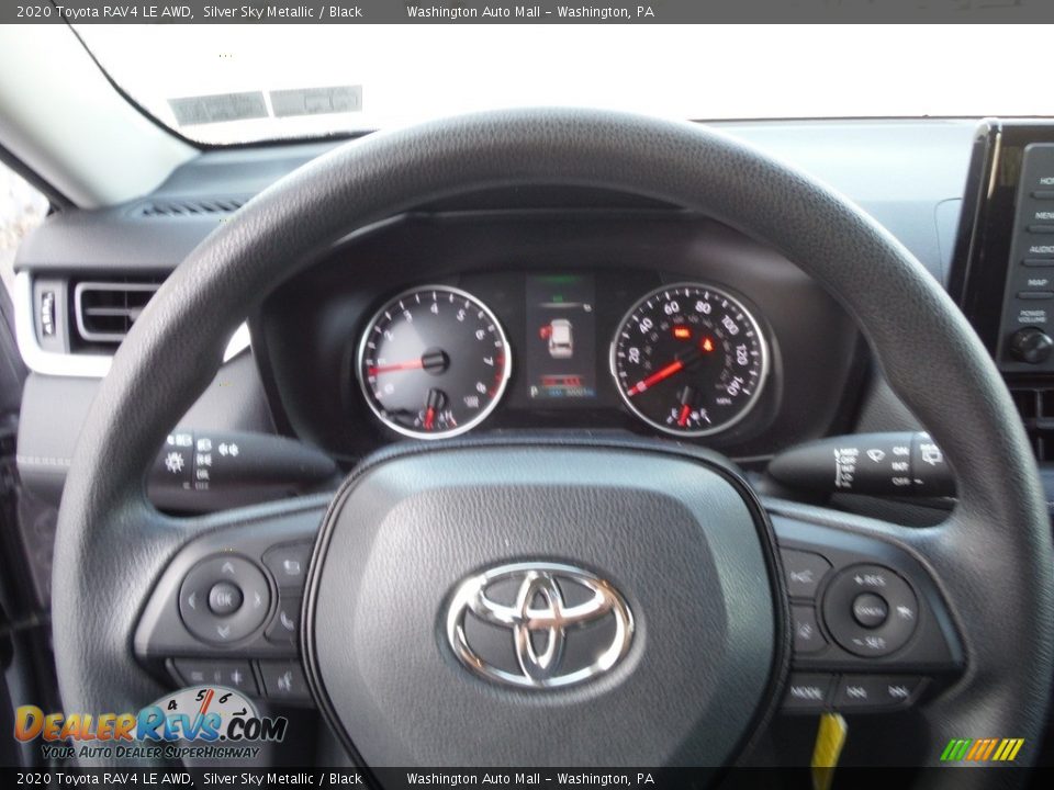 2020 Toyota RAV4 LE AWD Silver Sky Metallic / Black Photo #22