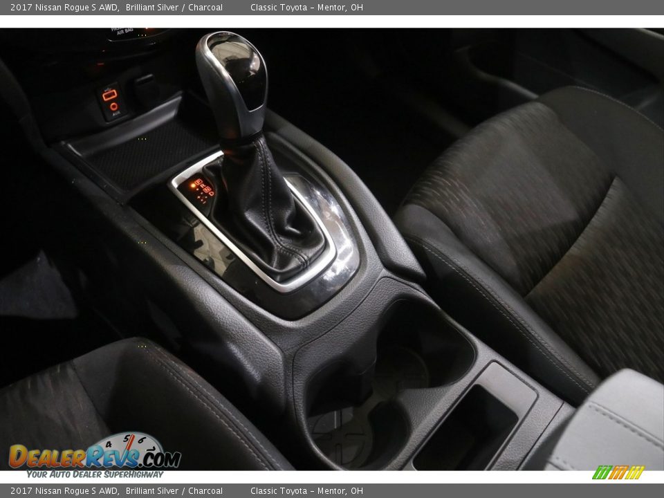 2017 Nissan Rogue S AWD Brilliant Silver / Charcoal Photo #13