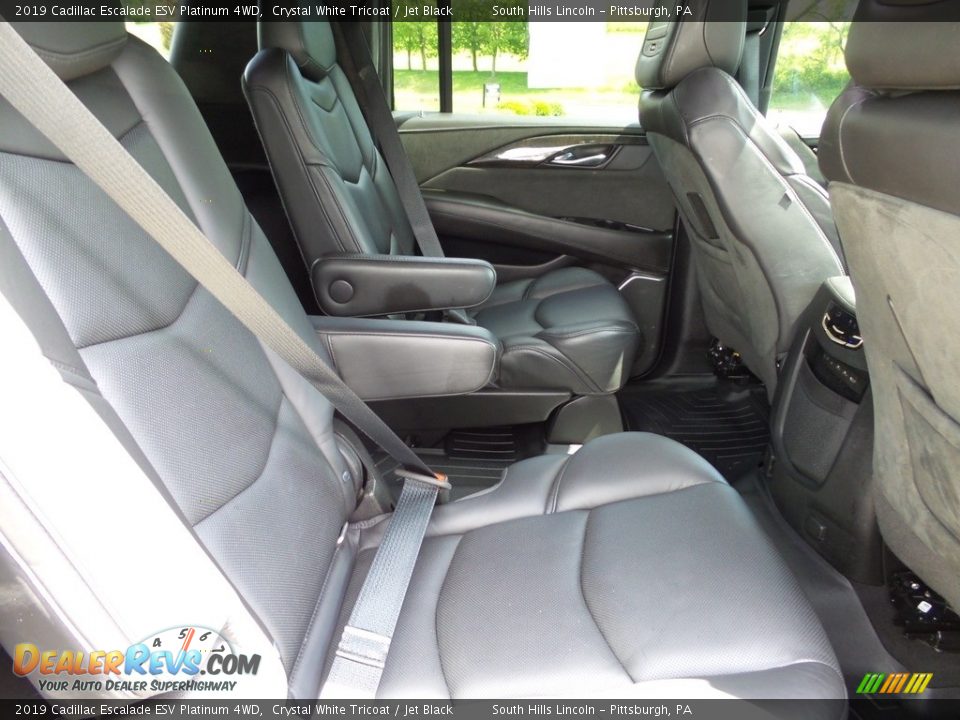 Rear Seat of 2019 Cadillac Escalade ESV Platinum 4WD Photo #14