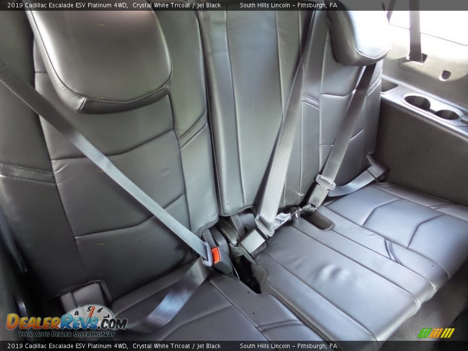 Rear Seat of 2019 Cadillac Escalade ESV Platinum 4WD Photo #15