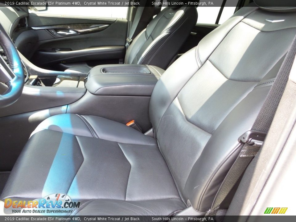 Front Seat of 2019 Cadillac Escalade ESV Platinum 4WD Photo #17