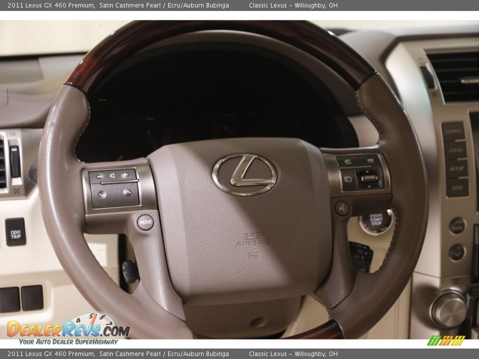 2011 Lexus GX 460 Premium Satin Cashmere Pearl / Ecru/Auburn Bubinga Photo #7