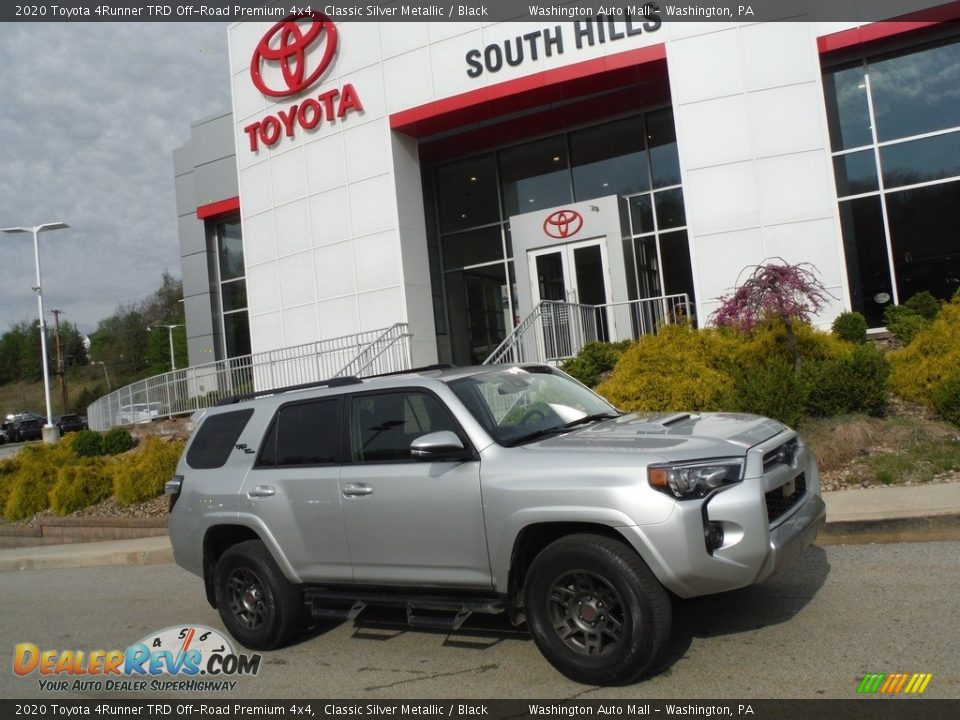 2020 Toyota 4Runner TRD Off-Road Premium 4x4 Classic Silver Metallic / Black Photo #2