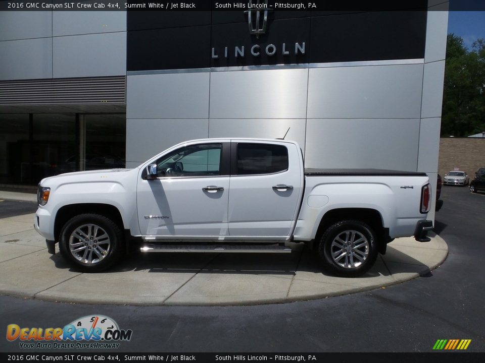 2016 GMC Canyon SLT Crew Cab 4x4 Summit White / Jet Black Photo #2