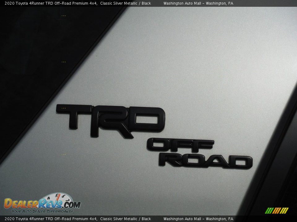 2020 Toyota 4Runner TRD Off-Road Premium 4x4 Classic Silver Metallic / Black Photo #4