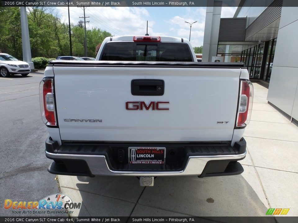 2016 GMC Canyon SLT Crew Cab 4x4 Summit White / Jet Black Photo #4