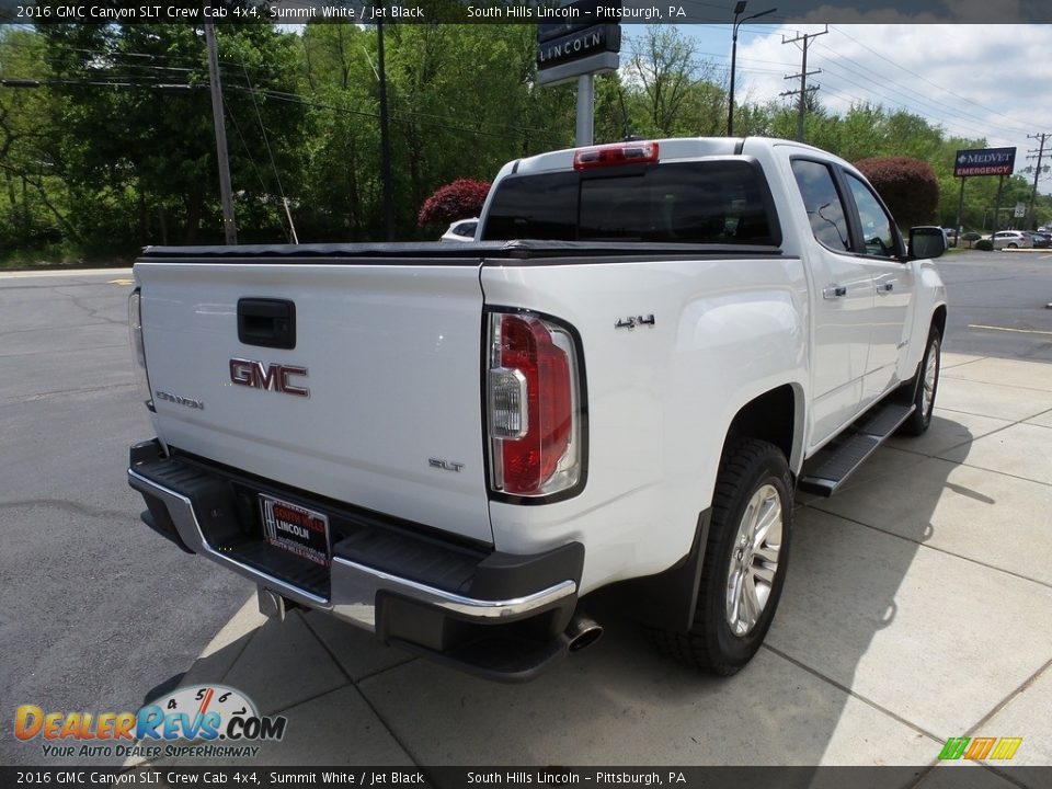 2016 GMC Canyon SLT Crew Cab 4x4 Summit White / Jet Black Photo #5