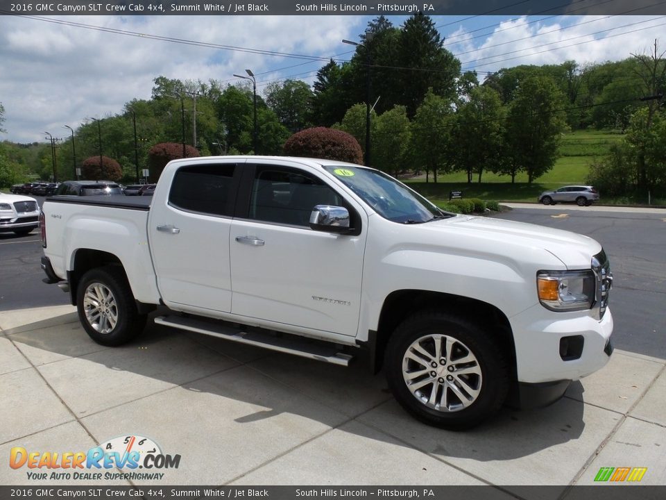 2016 GMC Canyon SLT Crew Cab 4x4 Summit White / Jet Black Photo #6