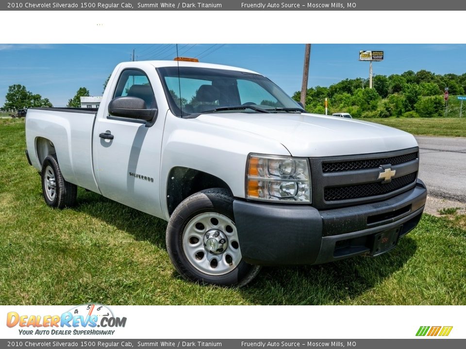 Front 3/4 View of 2010 Chevrolet Silverado 1500 Regular Cab Photo #1