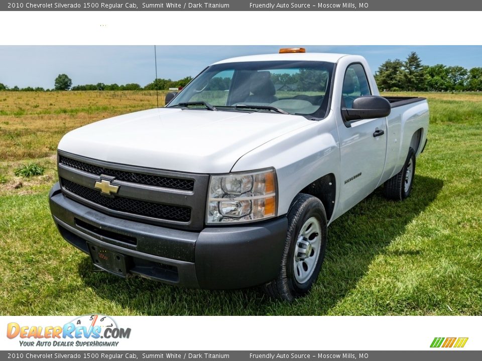 2010 Chevrolet Silverado 1500 Regular Cab Summit White / Dark Titanium Photo #8