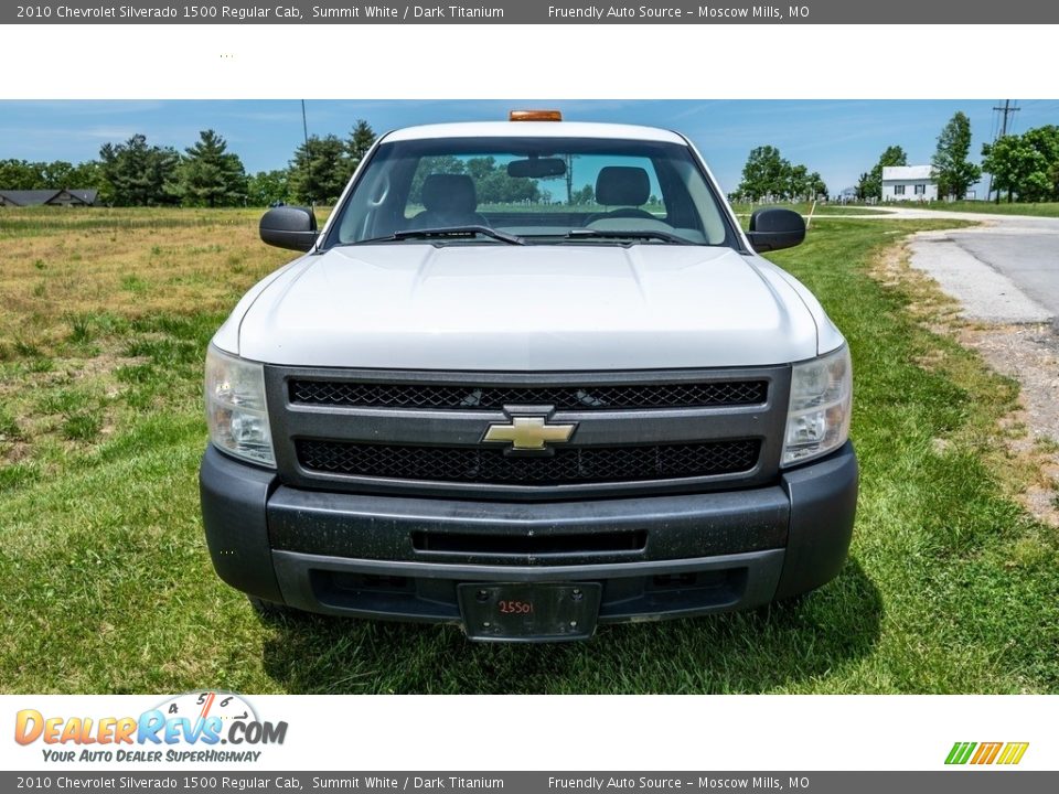 2010 Chevrolet Silverado 1500 Regular Cab Summit White / Dark Titanium Photo #9