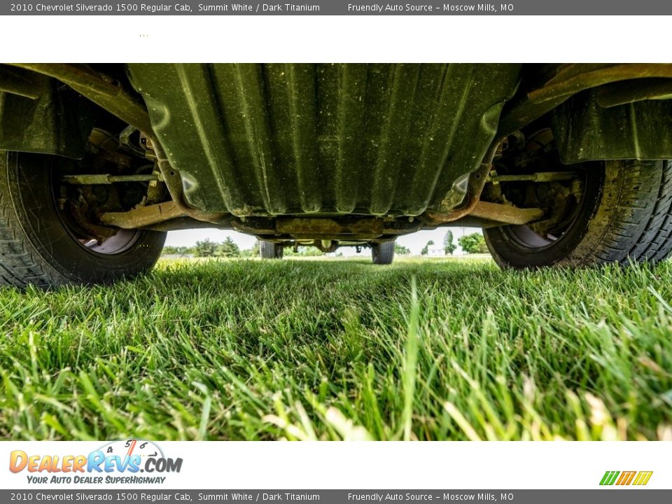 2010 Chevrolet Silverado 1500 Regular Cab Summit White / Dark Titanium Photo #10