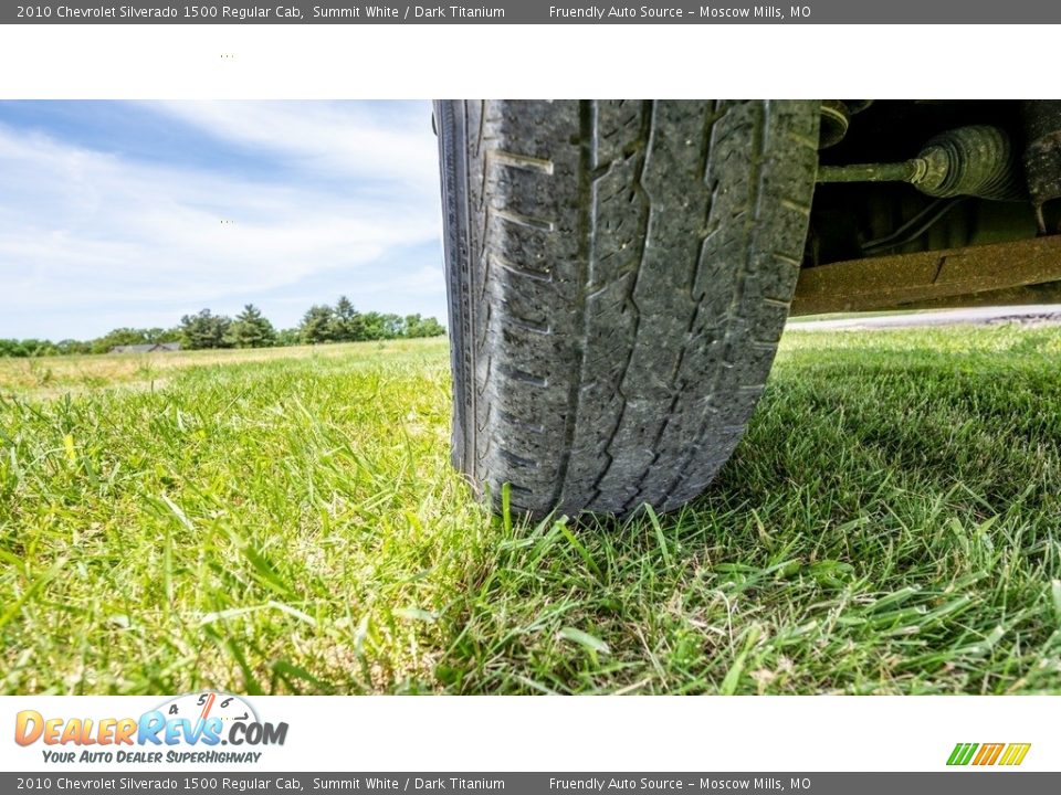 2010 Chevrolet Silverado 1500 Regular Cab Summit White / Dark Titanium Photo #11