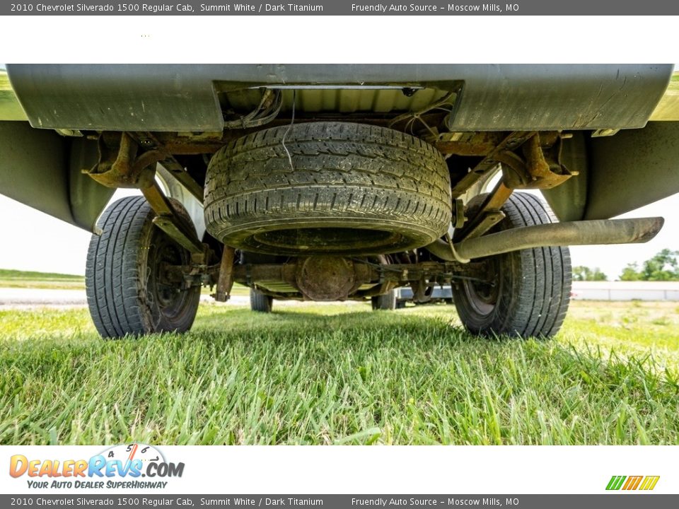 2010 Chevrolet Silverado 1500 Regular Cab Summit White / Dark Titanium Photo #13