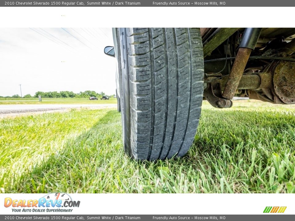 2010 Chevrolet Silverado 1500 Regular Cab Summit White / Dark Titanium Photo #14