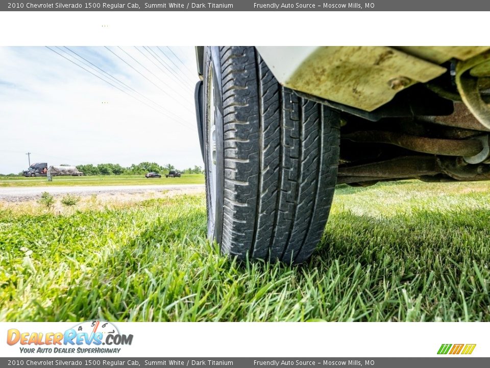 2010 Chevrolet Silverado 1500 Regular Cab Summit White / Dark Titanium Photo #15