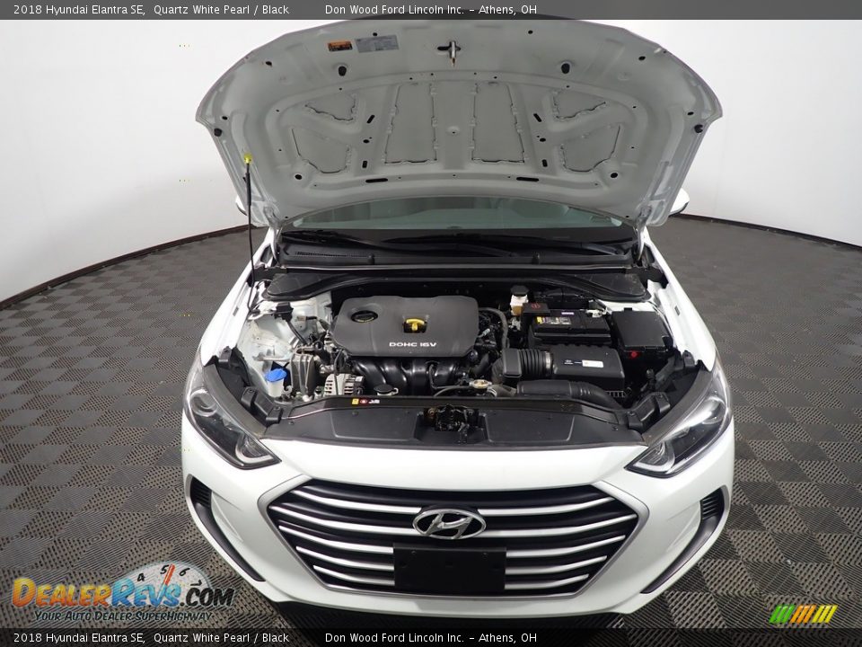 2018 Hyundai Elantra SE Quartz White Pearl / Black Photo #5