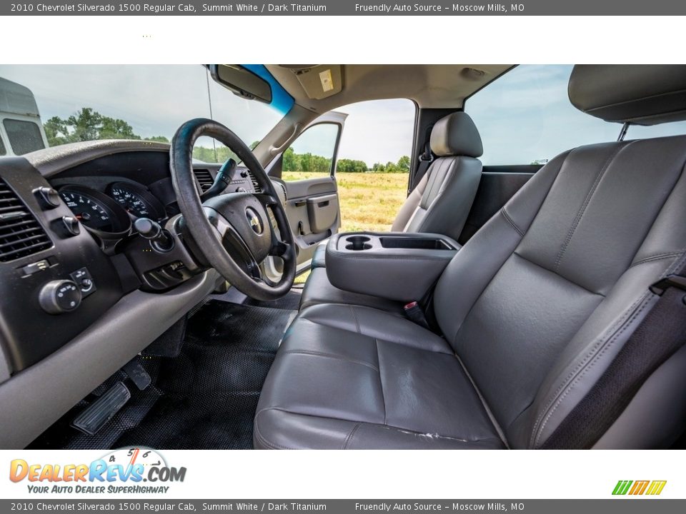 Front Seat of 2010 Chevrolet Silverado 1500 Regular Cab Photo #18