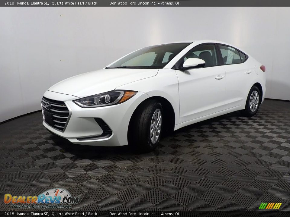 2018 Hyundai Elantra SE Quartz White Pearl / Black Photo #7