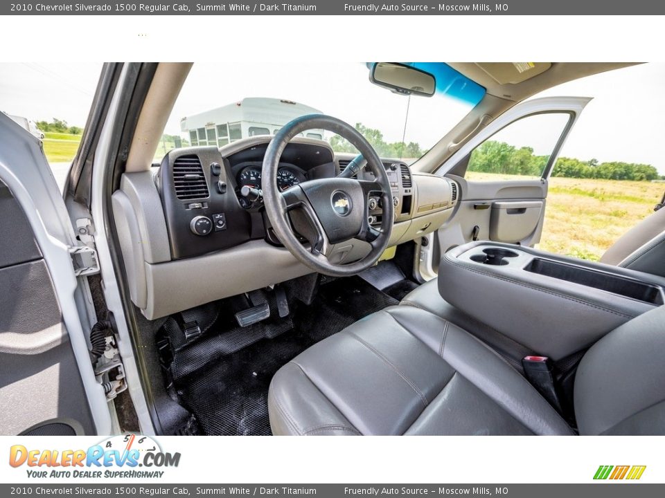 Dark Titanium Interior - 2010 Chevrolet Silverado 1500 Regular Cab Photo #19
