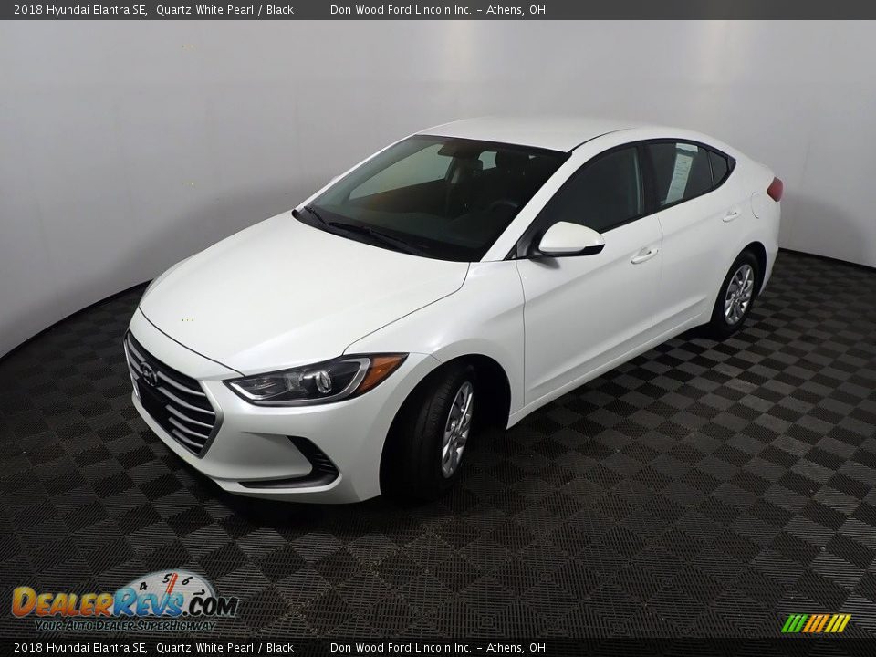2018 Hyundai Elantra SE Quartz White Pearl / Black Photo #8