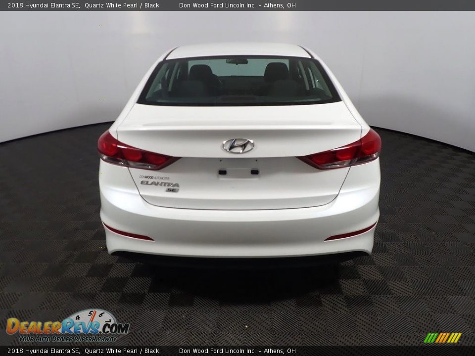 2018 Hyundai Elantra SE Quartz White Pearl / Black Photo #12