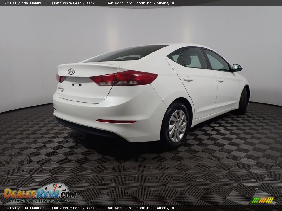 2018 Hyundai Elantra SE Quartz White Pearl / Black Photo #15