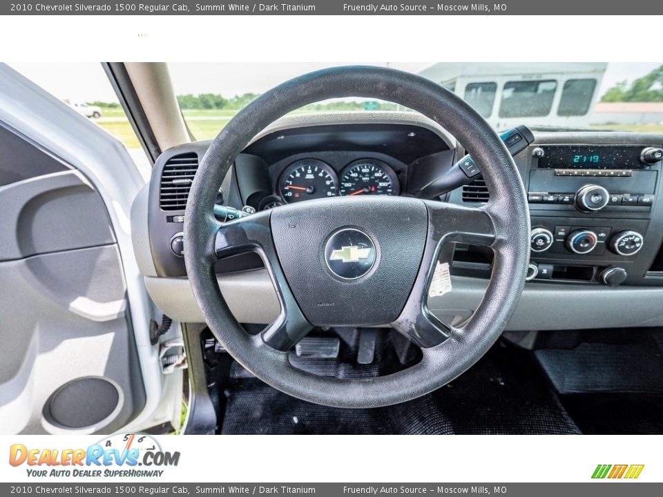 2010 Chevrolet Silverado 1500 Regular Cab Steering Wheel Photo #25