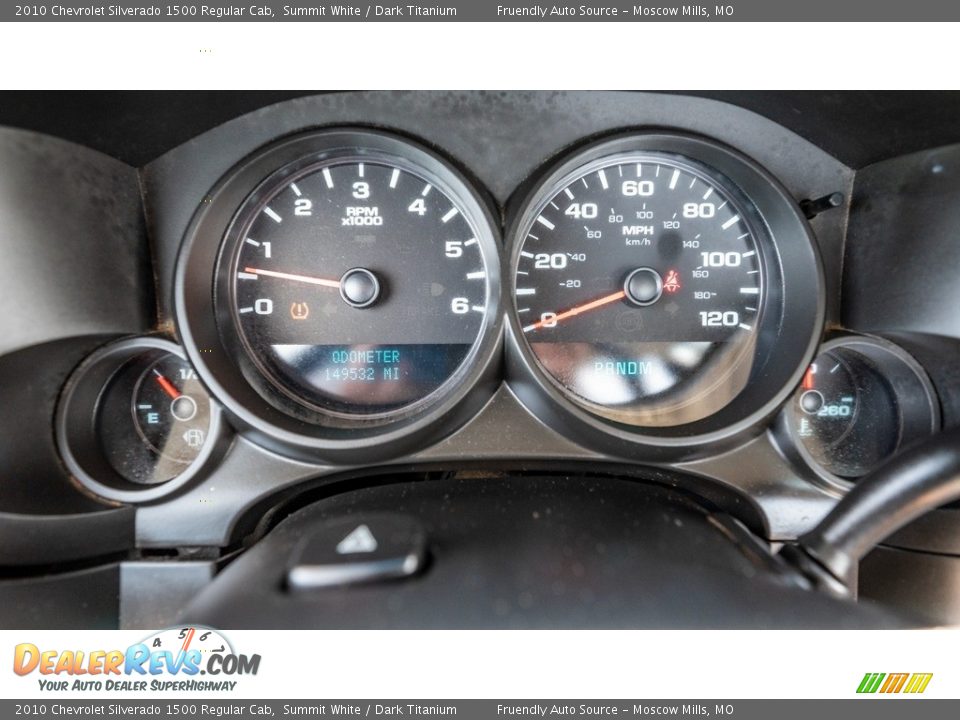 2010 Chevrolet Silverado 1500 Regular Cab Gauges Photo #26