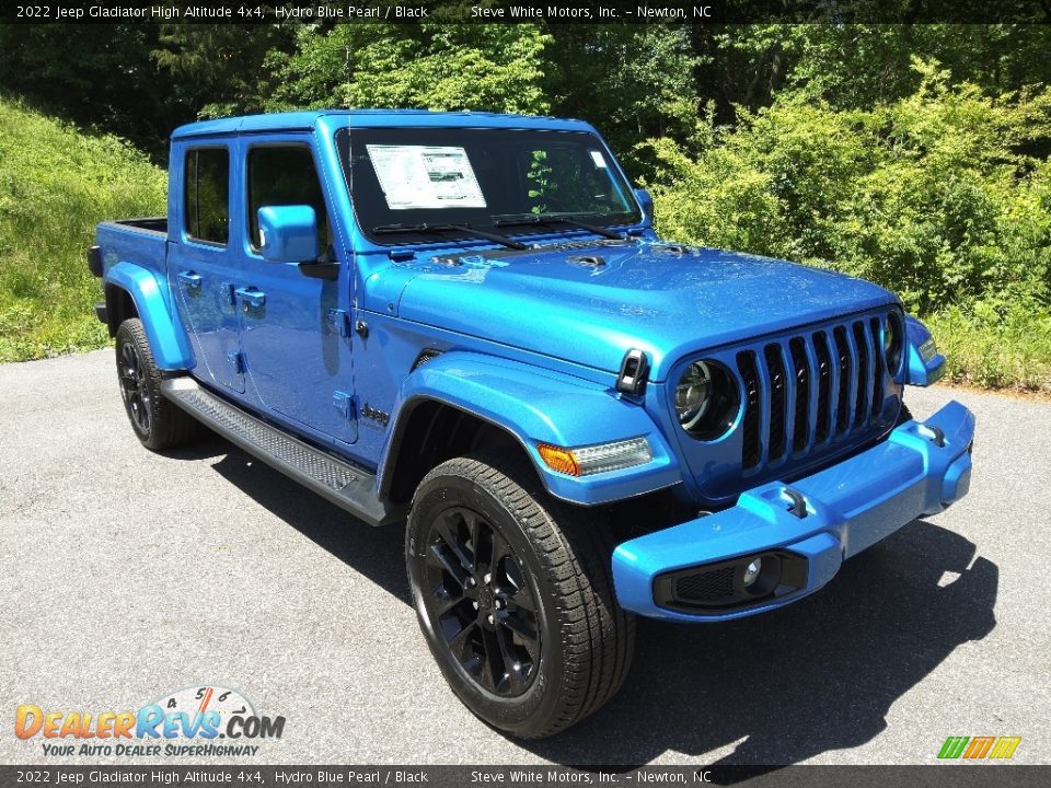 2022 Jeep Gladiator High Altitude 4x4 Hydro Blue Pearl / Black Photo #4