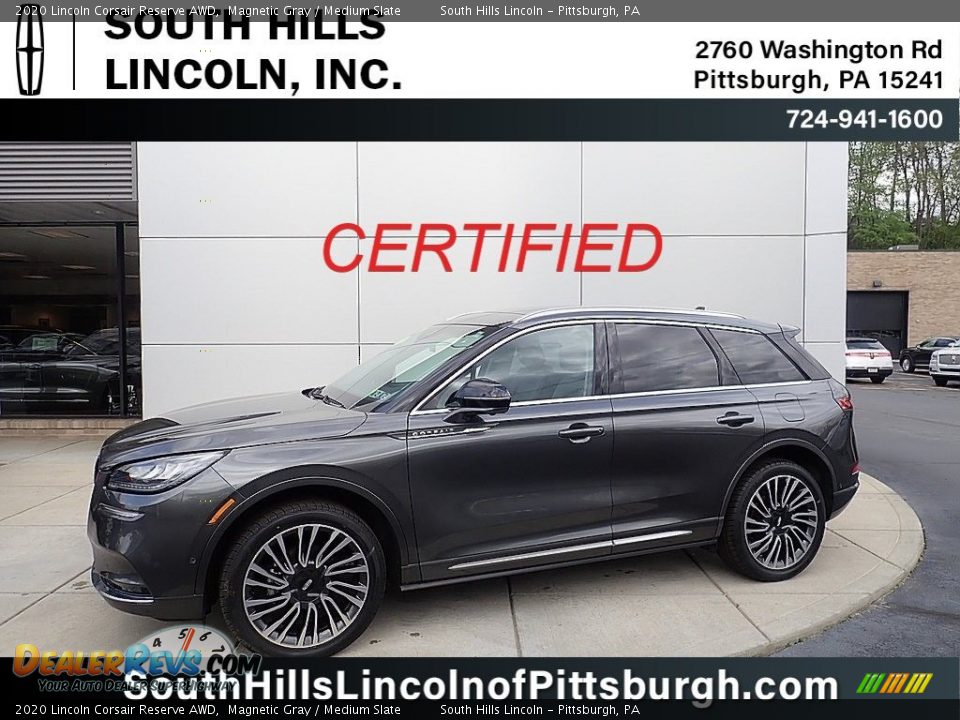 2020 Lincoln Corsair Reserve AWD Magnetic Gray / Medium Slate Photo #1