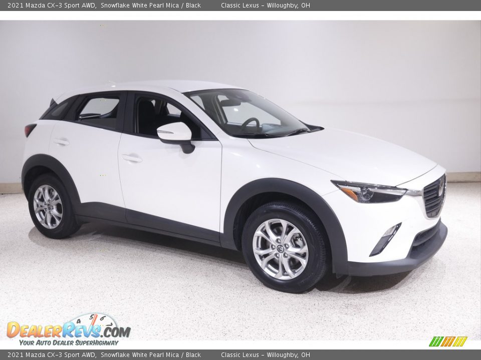 2021 Mazda CX-3 Sport AWD Snowflake White Pearl Mica / Black Photo #1