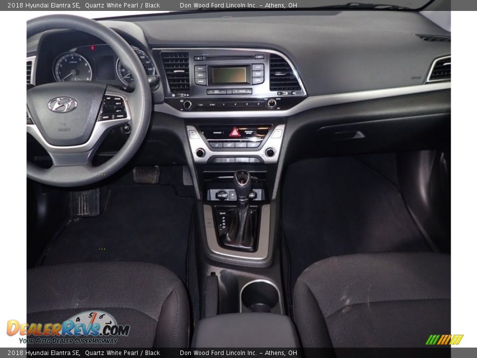 2018 Hyundai Elantra SE Quartz White Pearl / Black Photo #24