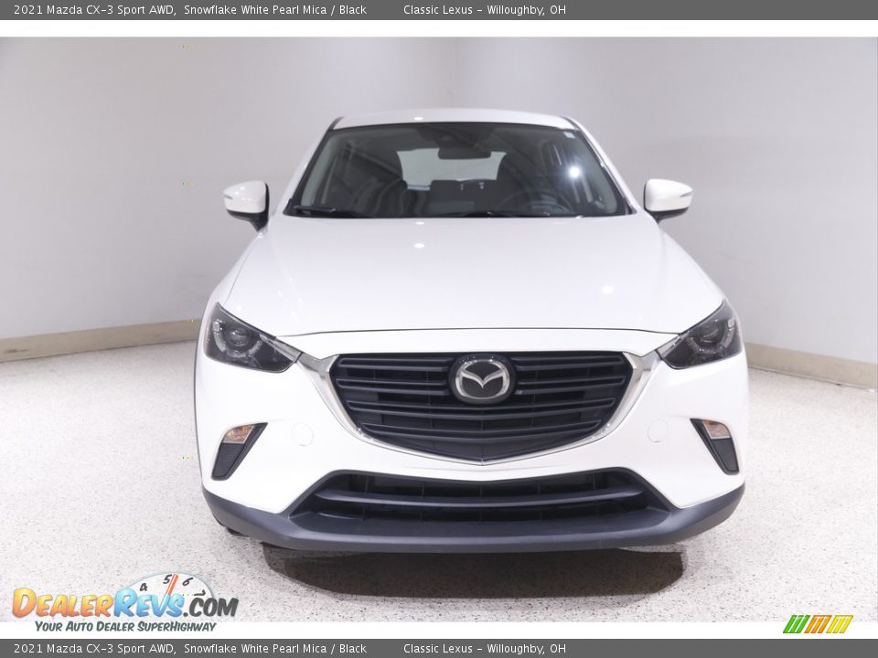 2021 Mazda CX-3 Sport AWD Snowflake White Pearl Mica / Black Photo #2