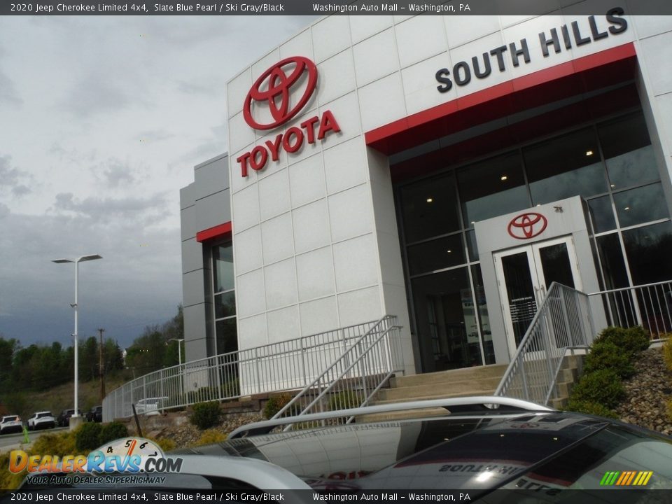 2020 Jeep Cherokee Limited 4x4 Slate Blue Pearl / Ski Gray/Black Photo #3