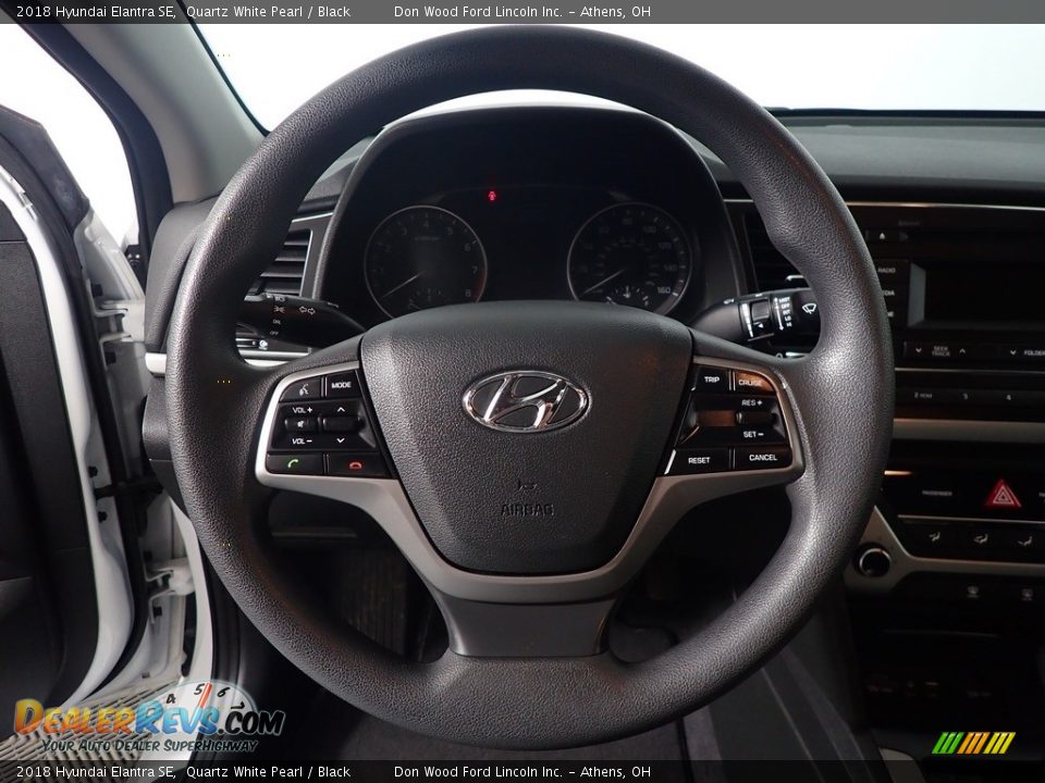 2018 Hyundai Elantra SE Quartz White Pearl / Black Photo #26