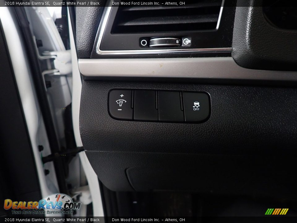 2018 Hyundai Elantra SE Quartz White Pearl / Black Photo #30