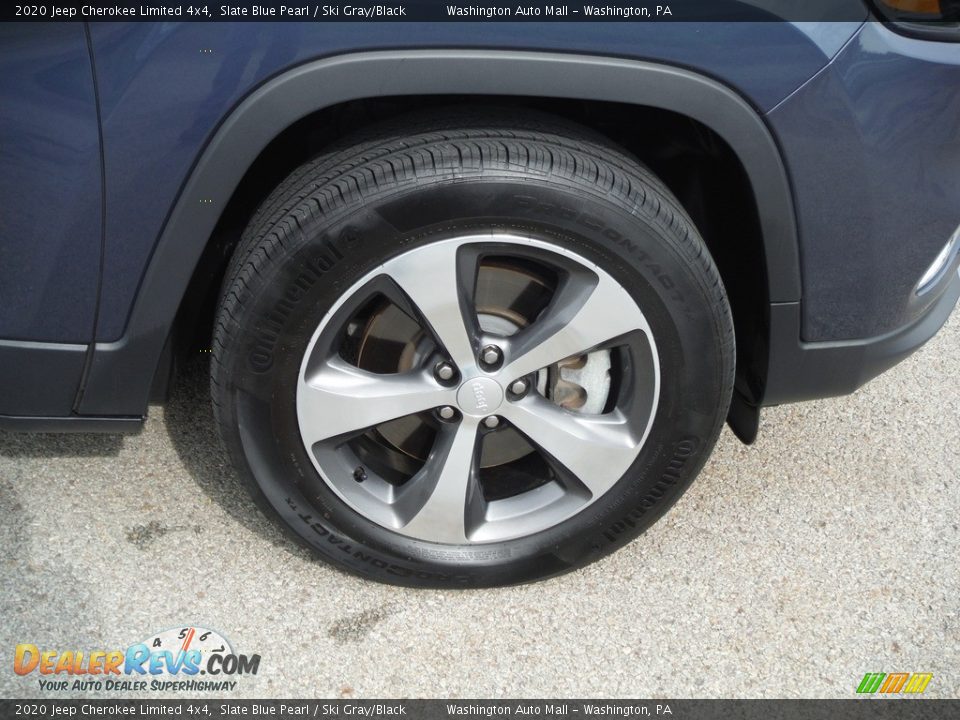 2020 Jeep Cherokee Limited 4x4 Slate Blue Pearl / Ski Gray/Black Photo #9